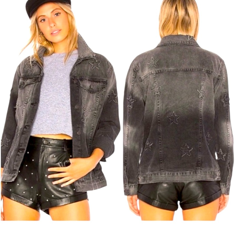 Rails Star Patch Denim Jacket